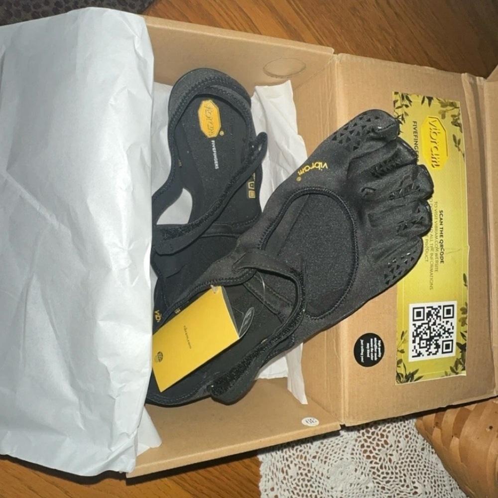 Vibram FiveFingers V-Soul Black Shoes